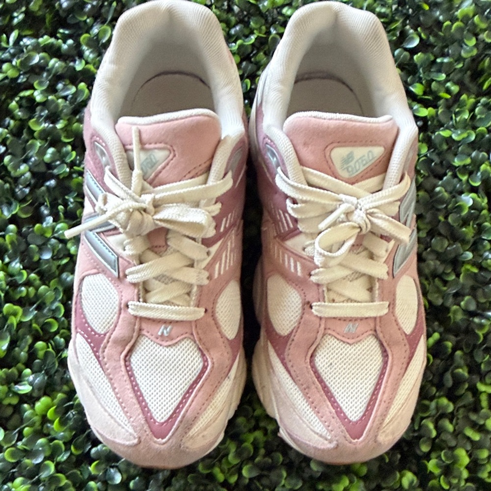 Pink and White Athletic Sneakers